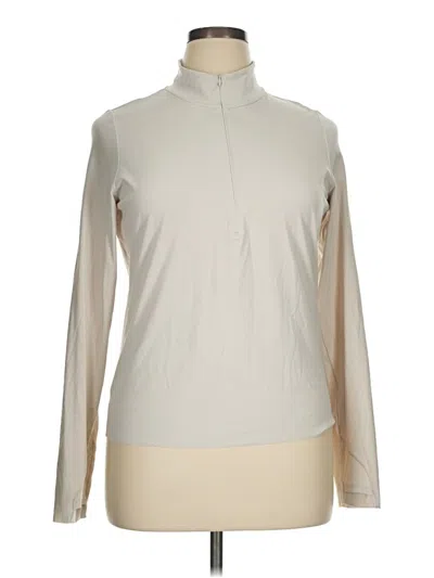 Pre-owned Zella Turtleneck Sweater In White