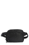 Zella Two Pocket Belt Bag In Black
