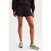 Zella Ultra Cozy Fleece Sweat Shorts In Black