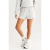 Zella Ultra Cozy Fleece Sweat Shorts In Gray
