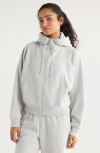 Zella Ultra Cozy Fleece Zip Hoodie In Blue