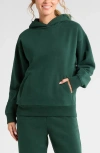 Zella Ultra Cozy Pullover Hoodie In Green Park