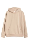 Zella Ultra Cozy Pullover Hoodie In Tan Oxford