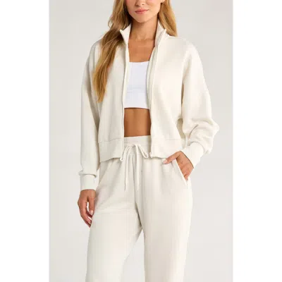 Zella Ultra Luxe Boxy Jacket In White
