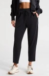 Zella Ultra Soft Scuba High Waist Ankle Pants In Black