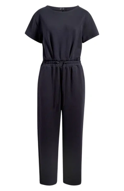 Zella Ultra Soft Scuba Jumpsuit In Black