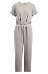 Zella Ultra Soft Scuba Jumpsuit In Grey Earl