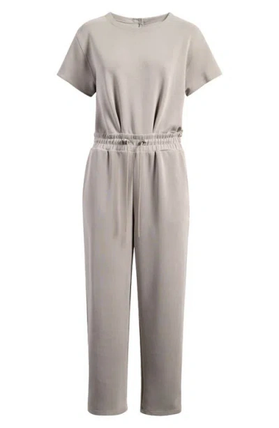 Zella Ultra Soft Scuba Jumpsuit In Grey Earl