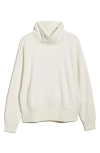 Zella Ultracozy Fleece Turtleneck In White