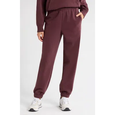 Zella Ultracozy Joggers In Burgundy Fudge