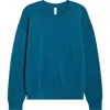 Zella Ultrasoft Boxy Crew Sweatshirt In Green