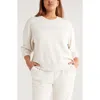 Zella Ultrasoft Boxy Knit Crew Sweatshirt