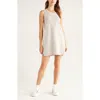 Zella Ultrasoft Knit Tank Dress In Brown