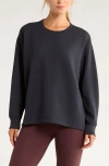 Zella Ultrasoft Knit Tunic In Black