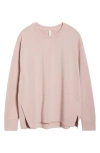 Zella Ultrasoft Knit Tunic In Purple