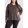 Zella Ultrasoft Scuba Tunic In Gray