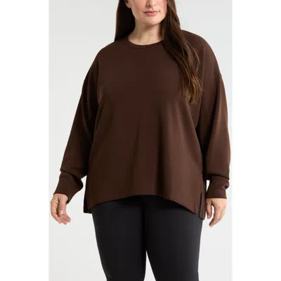 Zella Ultrasoft Tunic In Brown