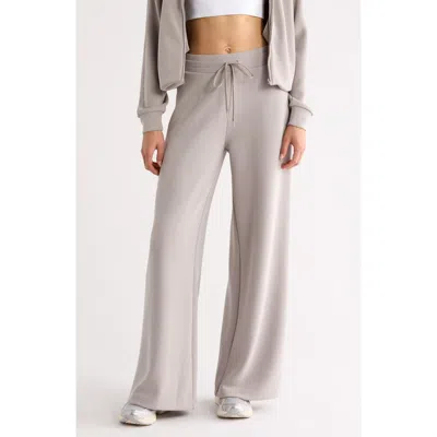 Zella Ultrasoft Wide Leg Pants In Gray