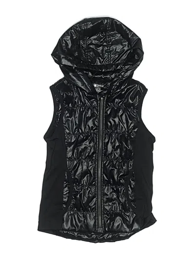 Pre-owned Zella Kids' Vest In Black