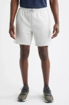 Zella Vital Fleece Peformance Shorts In Gray