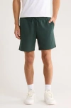 Zella Vital Fleece Performance Shorts In Green