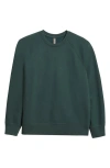 Zella Vital Fleece Sweatshirt In Green