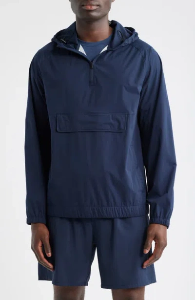 Zella Water Repellent Anorak In Blue