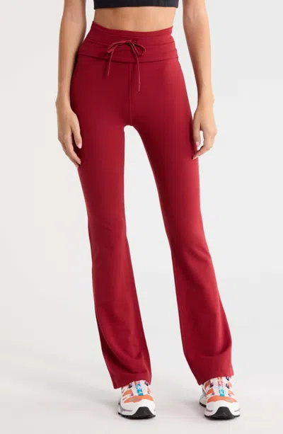 Zella Weekend French Terry Pants In Red
