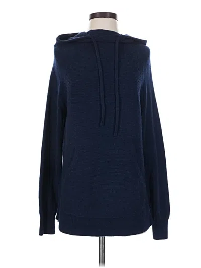 Pre-owned Zella Wool Pullover Sweater In Blue