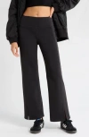 Zella Zelfit High Waist Wide Leg Pocket Pants In Black