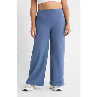 Zella Zen Comfort Straight Leg Pants In Blue