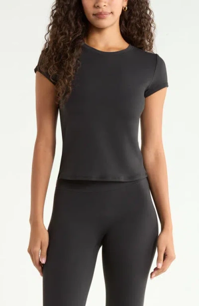 Zella Zen Fitted T-shirt In Black