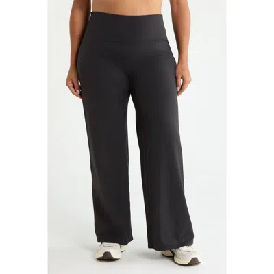 Zella Zen High Waist Wide Leg Pants In Black
