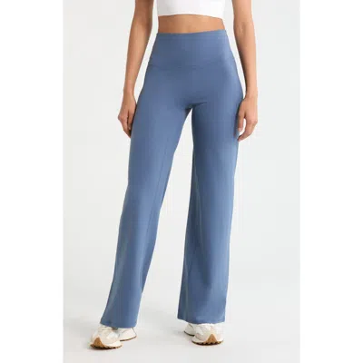 Zella Zen Straight Leg Yoga Pants In Blue