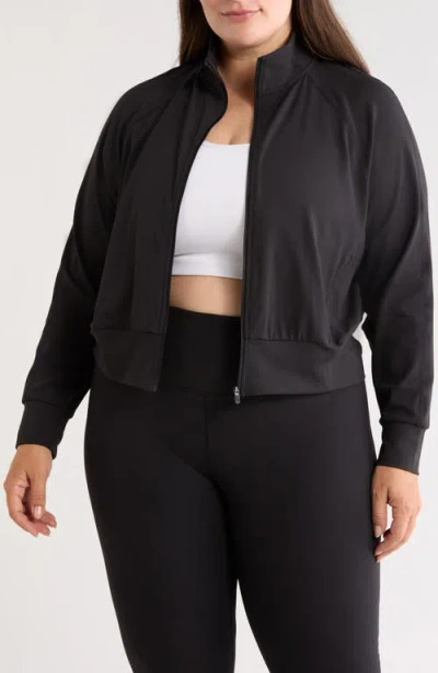 Zella Zen Track Jacket In Black