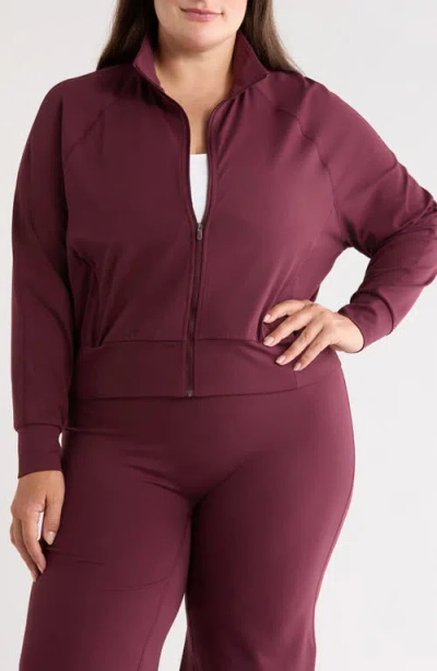 Zella Zen Track Jacket In Pink