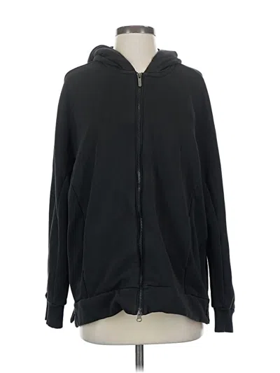Pre-owned Zella Zip Up Hoodie In Black
