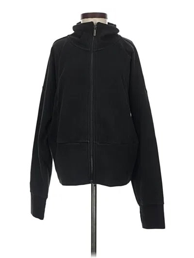 Pre-owned Zella Zip Up Hoodie In Black