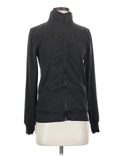 Pre-owned Zella Zip Up Hoodie In Black