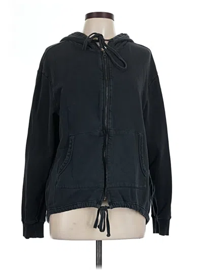 Pre-owned Zella Zip Up Hoodie In Black