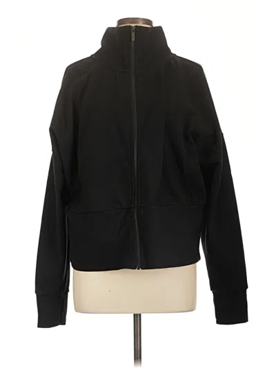 Pre-owned Zella Zip Up Hoodie In Black