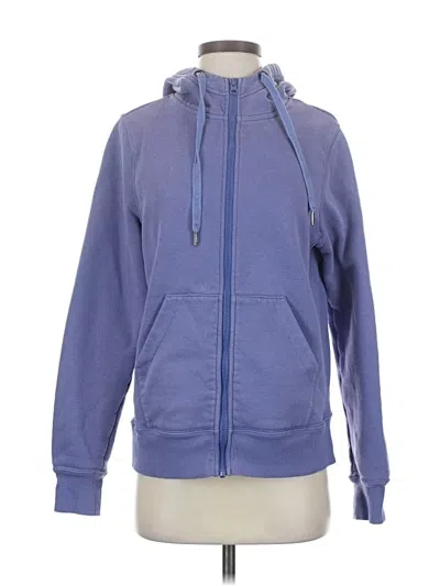 Pre-owned Zella Zip Up Hoodie In Blue