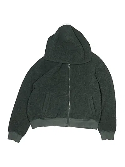 Pre-owned Zella Kids' Zip Up Hoodie In Green