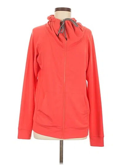 Pre-owned Zella Zip Up Hoodie In Red