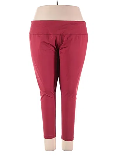 Pre-owned Zelos Active Pants In Red