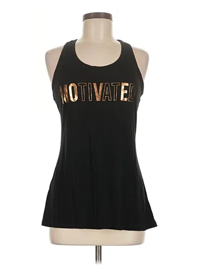 Pre-owned Zelos Active Tank Top In Black