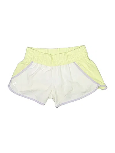 Pre-owned Zelos Athletic Shorts In Yellow