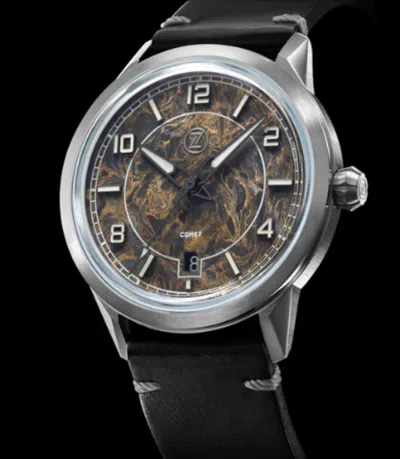 Pre-owned Zelos Comet 39mm Gold Carbon - Dealer & Warranty