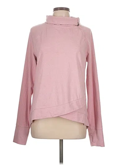 Pre-owned Zelos Long Sleeve Turtleneck In Pink