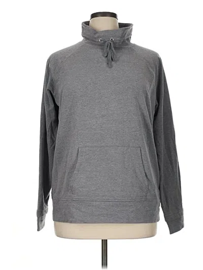 Pre-owned Zelos Pullover Hoodie In Gray